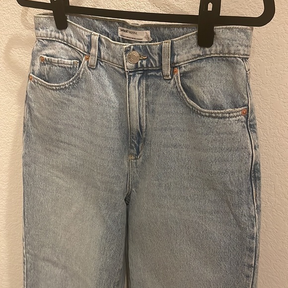 Women’s Jeans Garage Denim Vintage Straight Leg Light Wash Size 07/28 - Picture 2 of 6